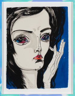Del Kathryn Barton to my home, 2019; gouache on paper, hand finished frame; 87 x 67.5 cm; enquire