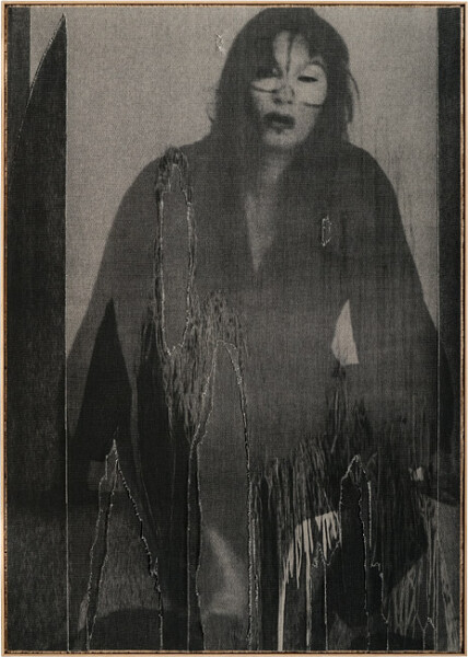 David Noonan Untitled, 2010; silkscreen on linen collage; 204 x 154 cm; enquire