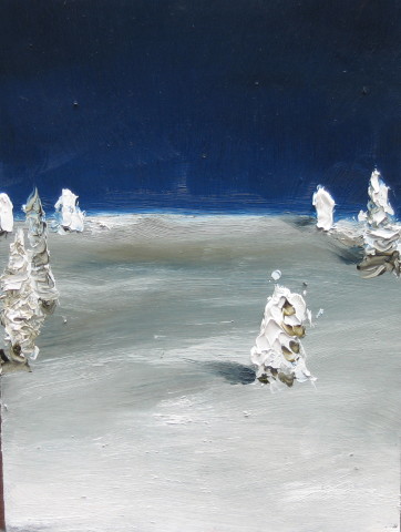 Louise Hearman Untitled #1174, 2003; oil on masonite; 23 x 25 cm; enquire