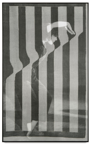 David Noonan Untitled, 2015; silkscreen on linen collage; 222.5 x 122.5 cm; enquire