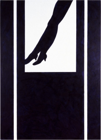 Linda Marrinon Purple With Legs, 1987; acrylic on canvas; 122 x 167 cm; enquire