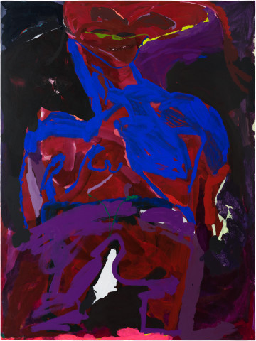 Tom Polo missing in action (part two), 2021; acrylic and Flashe on canvas; 182 x 138 cm; more info; enquire