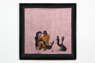 Hany Armanious Allegory, 2001; inkjet print on chux cloth; 60.5 x 62 cm; 75.5 x 76 cm (frame size); enquire