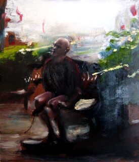 Louise Hearman Untitled #867, 2001; oil on masonite; 41 x 36 cm; enquire