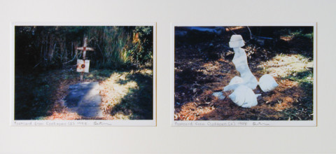 Destiny Deacon Postcard from Cooktown 1 & 2, 1998; 2 laser prints; 21 x 29.7 cm; Edition of 15; enquire
