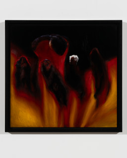 Louise Hearman Untitled #846, 2000; oil on masonite; 54 x 56 cm; enquire