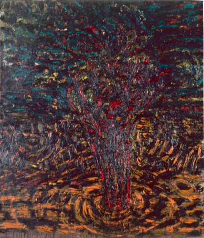 Jonathan Throsby Pit Blast, 1984; oil on canvas; 190 x 170 cm; enquire