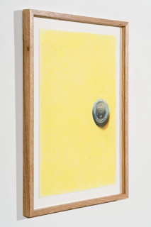 Callum Morton Door #3, 2024; pencil and gouache on paper; 42 x 30 cm; enquire