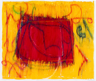 Denise Green Tasciaire, 1986; oil stick on vellum; 107 x 121 cm; enquire