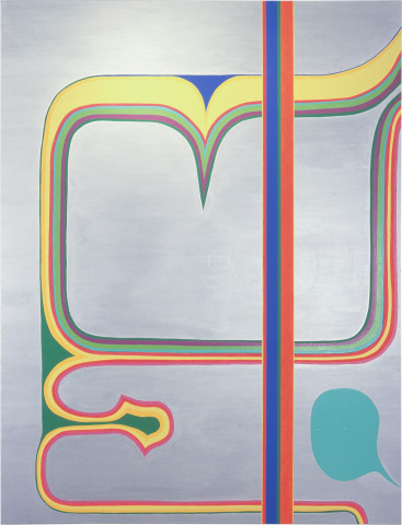 Dale Frank To Marry Tyson from the stable, 2000; acrylic on linen; 260 x 200 cm; enquire