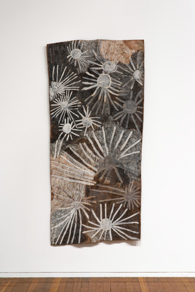 Exhibition view, Nyapanyapa Yunupingu, Ganyu, Roslyn Oxley9 Gallery (31 January – 16 February 2019)