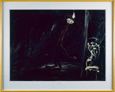 Ken Unsworth Nightwatching, 1985; work on paper; 101 x 76 cm; enquire