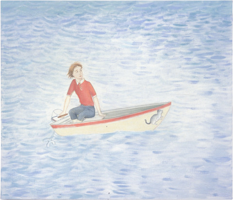 Vivienne Shark LeWitt Evinrude, 2001; oil on linen; 97 x 112 cm; enquire