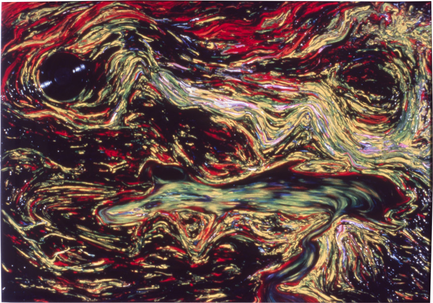 Dale Frank The Inland Sea (New Moon to the Warren), 1984, acrylic on canvas, 180 x 270 cm