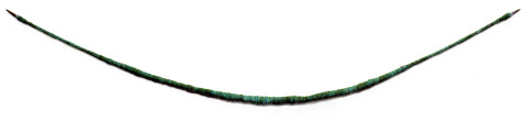 Bronwyn Oliver Sling, 1990; copper wire and lead; 220 x 38 x 5 cm; enquire