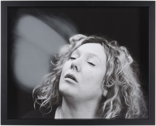 Julie Rrap Blow Back #17, 2018; digital print and handground glass; 52 x 64 cm; Edition of 3 + AP 1; enquire