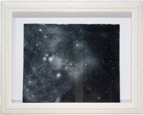 Hany Armanious Wall rubbing # 8, 2003; clogged sandpaper; 23 x 28 cm; (paper size) 34 x 41.5 cm (frame size); enquire