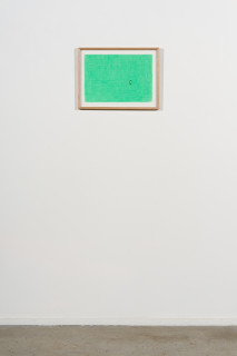 installation view; Callum Morton Water #2, 2023; pencil and gouache on paper; 30 x 42 cm; enquire