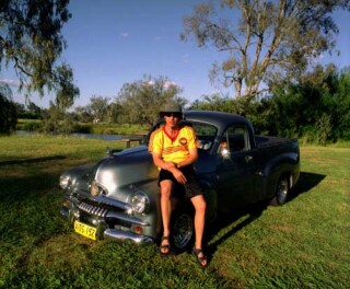 Anne Zahalka Visitor, Ngan Girra Festival, Albury, 2001; type C photograph; Edition of 12; enquire