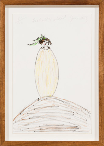 Jenny Watson Bechelt's child, 2003; lithograph on paper; 25.5 x 17 cm; Edition of 60; more info; enquire