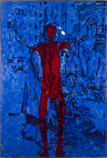 Gunter Christmann Janis, 1986-88; enamel and oil on canvas; 244 x 168 cm; enquire