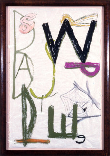 Jenny Watson Small Nest, 1989; gouache on paper; 97 x 64 cm; enquire