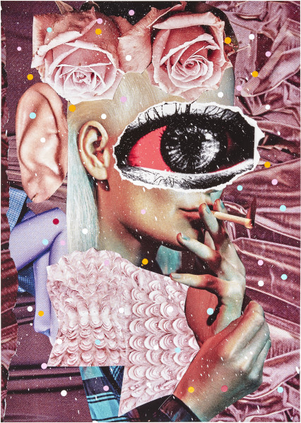 Del Kathryn Barton inside another land #56, 2017; acrylic and archival pigment ink on rag; 96 x 70 cm (framed), image size: 90 x 64cm