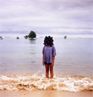 Simryn Gill 1, 1999-00; from the series A small town at the turn of the century; Type C photograph; 91.4 x 91.4 cm; 101.6 cm x 101.6 cm (paper size), edition of 5; Edition of 5; Enquire
