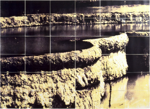 Ken Orchard Absence of Scale, 1991; (a and b); canon laser copy; two x 36 panels, each 174 x 246 cm; enquire