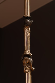 Julie Rrap Power Climber (detail), 2019; bronze; 389 x 8 x 8 cm; Edition of 2 + 1 AP; enquire