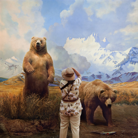 Anne Zahalka Brown Bears, 2006; Ilfaflex Type C print; 80 x 80 cm; Edition of 10 + AP 2; enquire