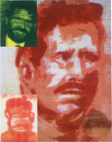 Geoff Lowe Allan Border II, 1991; acrylic on 4.5mm aluminium; 152 x 122 cm; enquire