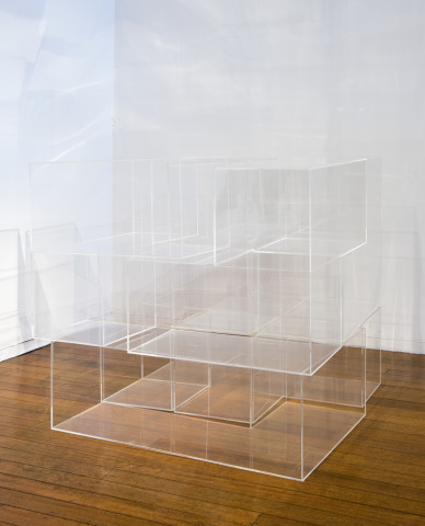 Mikala Dwyer Puzzle (after Piet Hein/Kumbel Kumbell), 2015; Perspex; 100 x 100.5 x 100.2 cm; enquire