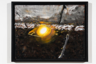 Louise Hearman Untitled #1545, 2024; oil on masonite; 41.5 x 54 cm; enquire