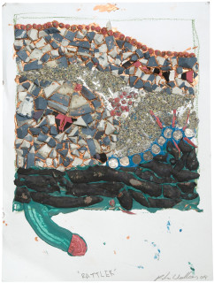 Rohan Wealleans Rattler, 2009; paint on paper; 61 x 48 x 5.5 cm; Paper size: 51 x 38cm; enquire