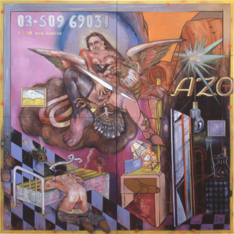Juan Davila Exvoto, 1992; oil on canvas; 274 x 274 cm; enquire