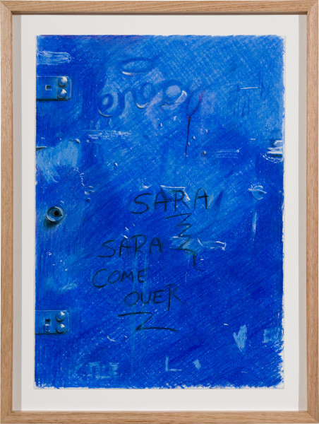 Callum Morton Door #7, 2025; pencil and gouache on paper; 42 x 30 cm; enquire