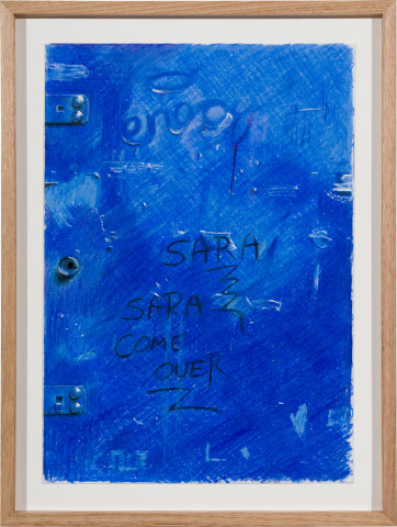 Callum Morton Door #7, 2025; pencil and gouache on paper; 42 x 30 cm; more info; enquire