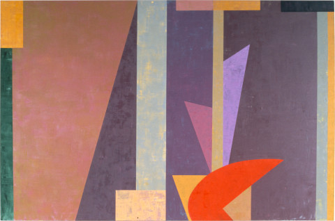 Robert Jacks Past Unfolded, 1986; oil on linen; 168 x 251 cm; enquire