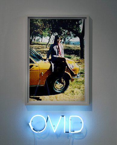 Newell Harry The Date, 2008; neon, framed photograph; 53.5 x 75.5cm (photograph) 45 x 15 x 5cm (neon) ; Edition of 5 + AP 2; enquire
