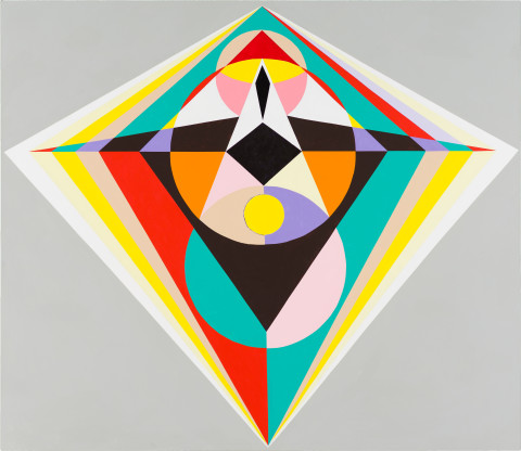 Mikala Dwyer 1, 2021; acrylic on canvas; 198.5 x 229 cm; more info; enquire