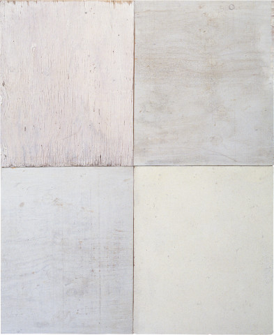 Rosalie Gascoigne Plain View 2, 1994; timber and masonite; 101.5 x 83.5 cm; enquire