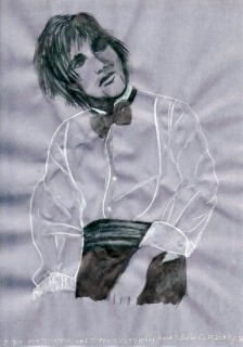 Jacqueline Fraser YOU DON'T KNOW SHIT FROM CLAY >, 2004; aquarelle on French calque paper; 30 x 21 cm; enquire