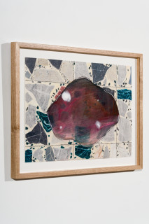 Callum Morton Spill #8, 2025-26; pencil and gouache on paper; 30 x 42 cm; enquire
