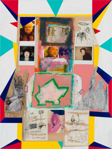 Gareth Sansom Memories, 2021; mixed media on plywood; 80 x 60 cm; more info; enquire