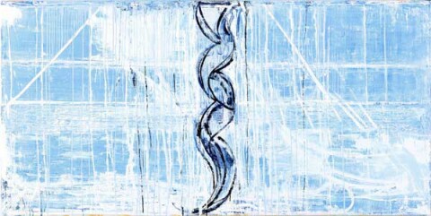 John Firth-Smith Whitewater, 2003; from the series 14.; oil on linen; 4 x 8ft; enquire