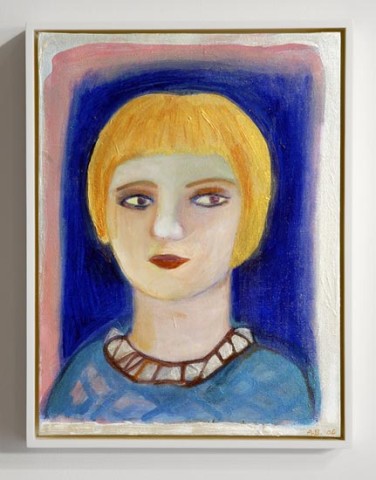 Angela Brennan Portrait of a boy, 2006; acrylic on canvas board; 40.5 x 30.5cm (unframed), 43 x 33cm (framed); enquire