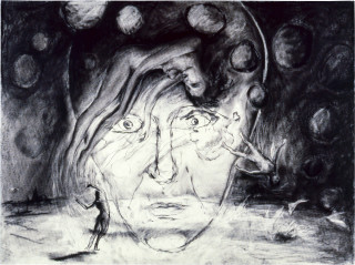 Ken Unsworth Untitled, 1987; charcoal on paper; 76 x 102 cm; enquire