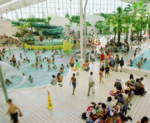 Anne Zahalka Aquatic Centre, 2000; type C photograph; 115 x 145 cm; Edition of 12; enquire