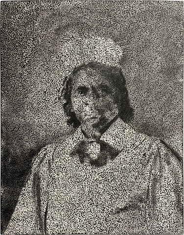 Daniel Boyd Untitled (FLICSAIBE), 2023; oil, charcoal and archival glue on canvas; 141 x 110 cm; enquire